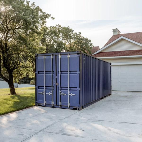 we offer residential storage containers in various sizes to meet your storage needs